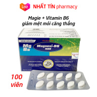 Viên uống Magnesi B6 500 bổ sung magie, vitamin B6 giảm suy nhược thần kinh thumbnail
