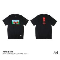 jone 500 2019 JONE500 Collection สไตล์คลาสสิก เสื้อยืดแขนสั้นสำหรับผู้ชายและผู้หญิง 54-55