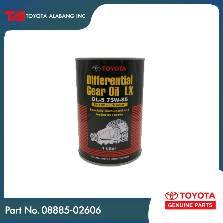 Toyota Genuine Differential Gear Oil LX GL-5 75W85 for Limited Slip ...