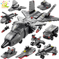 HUIQIBAO ทหาร510PCS Attack J-20 Fighter Building Blocks กองทัพเมืองอาวุธเครื่องบินเฮลิคอปเตอร์อิฐของเล่นเด็ก