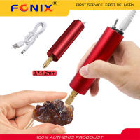 FONIX เครื่องบดไฟฟ้ามือเจาะแบบพกพามือถือเจาะชุดบิดเจาะบิตเครื่องมือโรตารี่ชุดเรซิ่นหล่อเครื่องประดับทำ