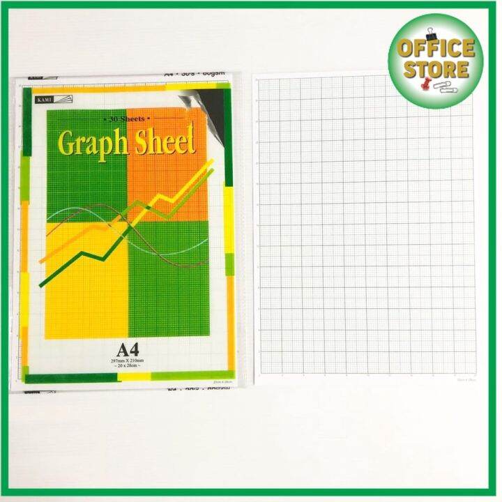 KAMI A4 GRAPH PAPER/Kertas Graf 30SHEET 60GSM (SKOT7004) Lazada