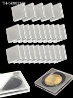 ✙✜ 20pcs Transparent Plastic Coin Holder Coin Collecting Box Case For16-40mm Coins Storage Capsules Protection Boxes Container