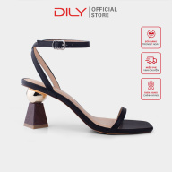 Giày Sandal DILY Gót Trụ Hình Học Quai Mảnh Cao 7cm_AA0276 thumbnail