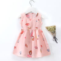 Baby girls dresses summer dress Children clothes Sleeveless cloth Kids Princess Party Fashion Outfit Beautiful vestido clothing