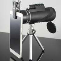 ที่มีประสิทธิภาพ 40X60 HD Monocular กล้องโทรทรรศน์แบบพกพากล้องส่องทางไกลที่วางมือถือและขาตั้งกล้องสำหรับ Camping Lll การมองเห็นได้ในเวลากลางคืนการล่าสัตว์