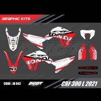 สติ๊กเกอร์วิบาก Honda CRF 300 L 2021 ทั้งคัน Graphic kit สติ๊กเกอร์เคลือบเงา สุดคุ้ม