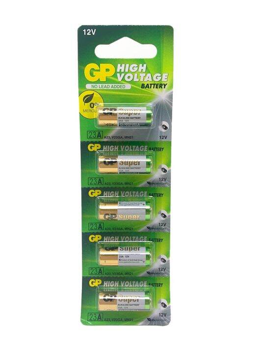 GP High Voltage Battery 23AF Strip of 5 | Lazada PH