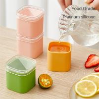 Large Ice Cubes Mold Tray Square Silicone  Kitchen Tools Ice Storage Box New Creative Summer Ice Block Mold Whisky Frozen Ice Maker Ice Cream Moulds