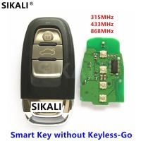 【✴COD✴】 qiukekang81481 Sikali Kunci Remote Mobil เหมาะกับ8t0 Audi 959 754 * / 8k0 959 754 * คีย์อัจฉริยะสำหรับ A4/S4/A5/S5/Q5 315Mhz/433Mhz/868Mhz