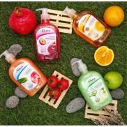 01 NHA ĐAM+ 01 LỰU + 01 TÁO  Combo 3 Chai Nước Rửa Tay Dưỡng Da Kháng