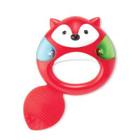 Skip Hop Explore &amp; More Fox Tambourine ของเล่นยางกัด จับถนัดมือสำหรับหนูๆ เขย่าแล้วเกิดเสียง