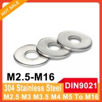 DIN9021 M2.5 M3 M3.5 M4 M5 M6 M8 M10 M12 M14 M16Antiskid Large Flat Washer A Type SUS304 Stainless Steel Big Gasket Plain Washer