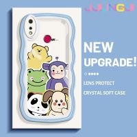 Jjlingji เคสสำหรับ Realme 3 Pro 3i Realme การ์ตูนสุนัขแพนด้าลายกบเคสมือถือกันกระแทกแบบใสนิ่มโปร่งใสลายกล้องถ่ายรูปความคิดสร้างสรรค์เคสซิลิกาเจลฝาครอบป้องกัน