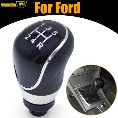 สำหรับ Ford Fiesta MK7 C-Max B-Max S-Max Mondeo MK4 Kuga Transit-Connect Focus MK2 MK3 Galaxy MK3รถเกียร์ Stick Shift Knob 5ความเร็ว