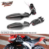 ไฟแสดงสถานะสัญญาณเลี้ยว LED สำหรับรถมอเตอร์ไซค์ Aprilia TUONO V4 1000 1100 NA Mana 850 /Gt ด้านหน้าหรือด้านหลังไฟกระพริบ50 125 RS4รถจักรยานยนต์