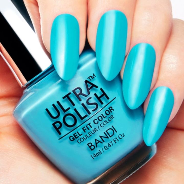 ยาทาเล็บกึ่งเจลultra-polish-up405-bikini-mint