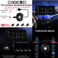 CAREUD H300-NF+ USB Internal Android Car TPMS ระบบส่งกำลังแบบไร้สายระบบการตรวจสอบแรงดันลมยาง Android สำหรับ Android 6.0 OS ด้านบน CAR TPMS ความดันลมยางอุณหภูมิการรั่วไห