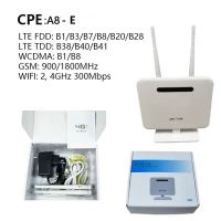 4G LTE CPE A8-E WiFi Router Wireless to Wired 4-Port WiFi Plug-in Card Router with 2 Antenna