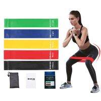 Sports Fitness Multifunctional Tep Material Resistance Band Five Tension Rings Instructions And Cloth Bag Set Exercise Bands