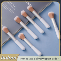 ? boloni แปรงแต่งหน้าอเนกประสงค์ด้ามกลม1ชิ้นแปรงทาแป้งรองพื้นแบบมืออาชีพสำหรับสาวๆแปรงเครื่องสำอาง