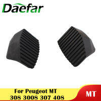 Daefar 2 PCS รถคลัทช์เบรคเหยียบยาง Pad สำหรับ Peugeot MT 308 3008 307 408 Anti Slip รถเหยียบอุปกรณ์เสริม