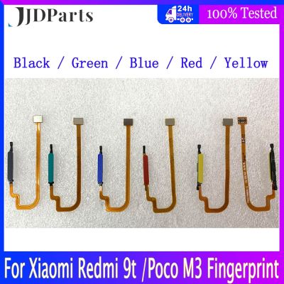 New For Xiaomi Redmi 9T FingerPrint Sensor Button Touch ID Scanner Key Flex Cable Ribbon For Xiaomi Poco M3 Fingerprint