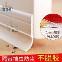 [COD] Monlech door bottom seal strip brown soundproof dust-proof hotel insect-proof anti-smoke self-adhesive type