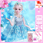 Búp Bê Elsa Cho Bé ,Cao 60Cm,Có Nhạc