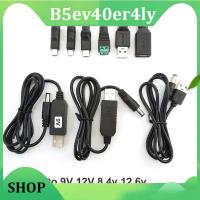 B5ev40er4ly Shop USB 5V to 9v 12v 12.6V 8.4v boost line power to DC 5.5x2.1mm male mini 5pin type c Step UP Module connector Cable Converter