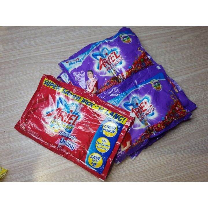 Ariel detergent powder sachet 60g x 2 Lazada PH