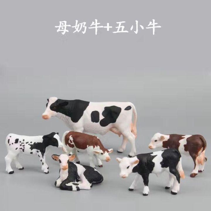 solid-simulation-model-of-farm-animal-suits-cow-buffalo-buffalo-cognitive-model-class-children-toy-cow