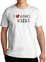 Eddany I Love Angry Girls 3D T-Shirt