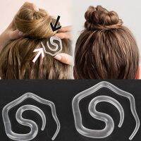 2pcs Transparent Hairpin Invisible Hair Iron Women Traceless Hairsticks Ball Head Fixed Clips Hair Styling Tool Hair Accessories Cleaning Tools