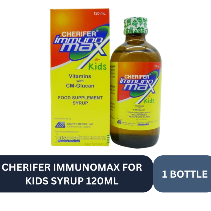 Cherifer Immunomax Forte Syrup for Kids 120 mL | Lazada PH