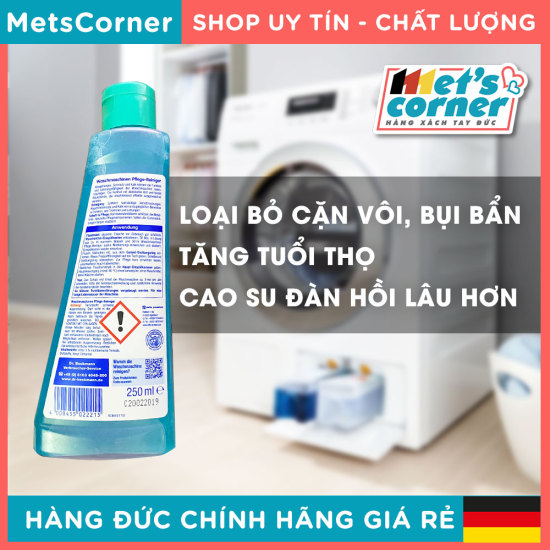 Dung dịch vệ sinh máy giặt dr.beckmann 250 ml nhập khẩu chính hãng - ảnh sản phẩm 1