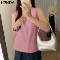 MASHYCHIC VONDA เสื้อกล้ามผู้หญิงอารมณ์สายรัดหลังแขนกุด (ดอกไม้เกาหลี)