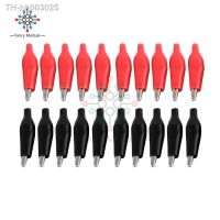 ◕▫ 10pair P2001 Black Red Soft Plastic Coated Testing Probe Aligator Clips Crocodile