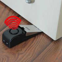 Wireless Vition Triggered Alert Security System Door Stop Blocking Alarm