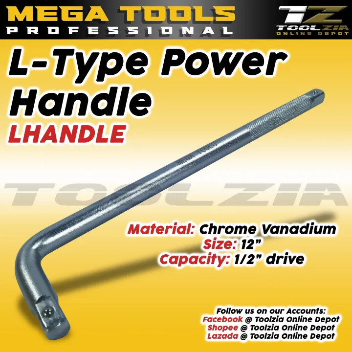 TOOLZIA' MEGA LType Power Handle "LHANDLE" Lazada PH