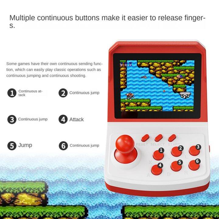 powkiddy-a6-plus-mini-game-console-3-5-inch-tft-screen-240x320-built-in-600-fc-games-two-player-game-console