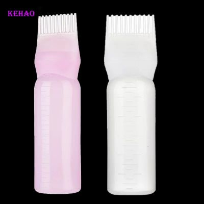 【CW】❒  New Toothed Plastic Dry Cleaning Bottle with Scale Thickening Hair Dyeing Perm