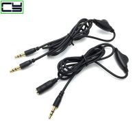 3.5mm Jack AUX Male to 3.5 mm male&amp;Female Adapter Extension Cable M/F Audio Stereo Cord with Volume Control Earphone Headphone  Cables