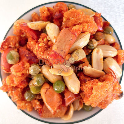 Crispy Pepper, Peanuts, Green Peas, Spicy Crisp, Casual Snack