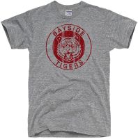 Cotton Tshirts Mens Bayside Tigers Tshirt Men Tees Male Crew Neck Letter Simple