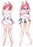 (ปลอกหมอนเท่านั้น) 60X180ซม. 2WAY Azur Lane Hugging Fullbody Dakimakura Cover ฝาครอบหมอนรองขาสำหรับออกกำลังกายสองด้าน Otaku ปลอกหมอนเตียงนอน Fans ของขวัญ