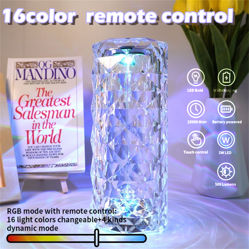 Rose LED Night RED Color Light Lamp with on/off switch Brand New Retail Package 