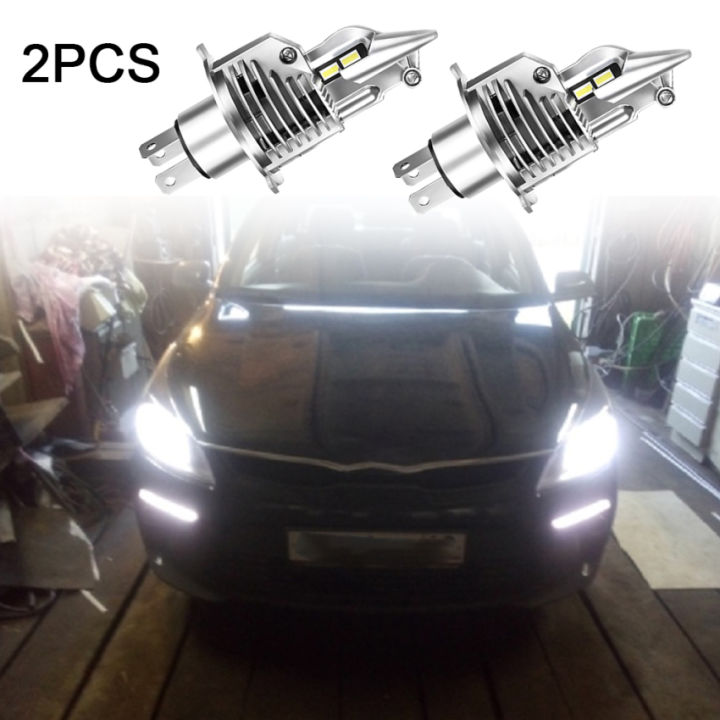 2pcs-h4ไฟหน้ารถมอเตอร์ไซค์แบบ-led-bulbshb2-9003-hi-lo-60วัตต์สีขาว6500k-ชุดแผงวงจร-led-ไฟหน้ารถ12v-24v-h4ไฟหน้า
