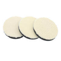 3 Pieces 5-Inch Japanese-Style Wool Disc Coarse Medium And Fine Grinding Disc Polishing Disc Portable Car Wool Polishing Wheel