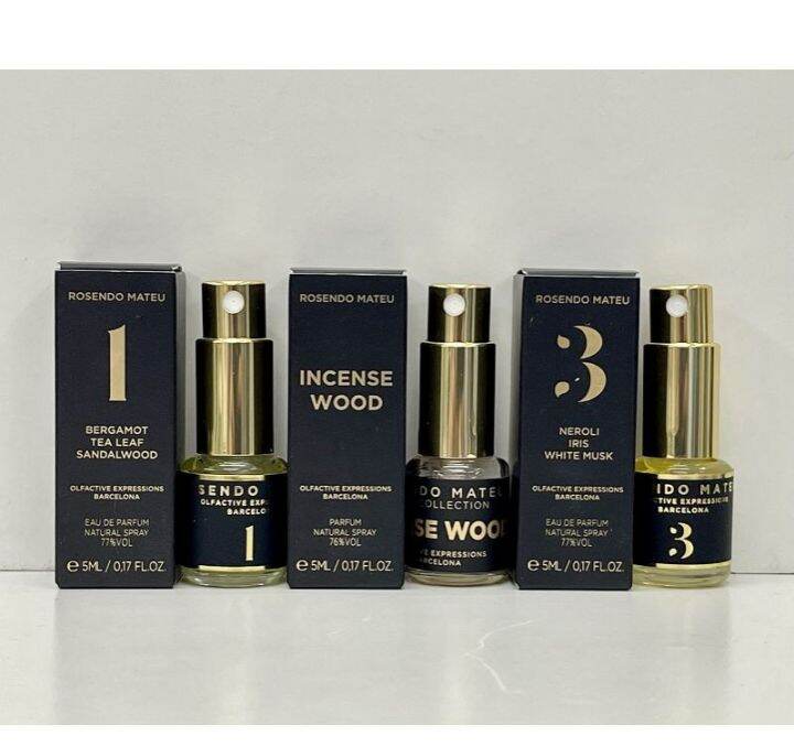 ROSENDO MATEU INCENSE WOOD PARFUM (U) 5ML SPRAY Lazada